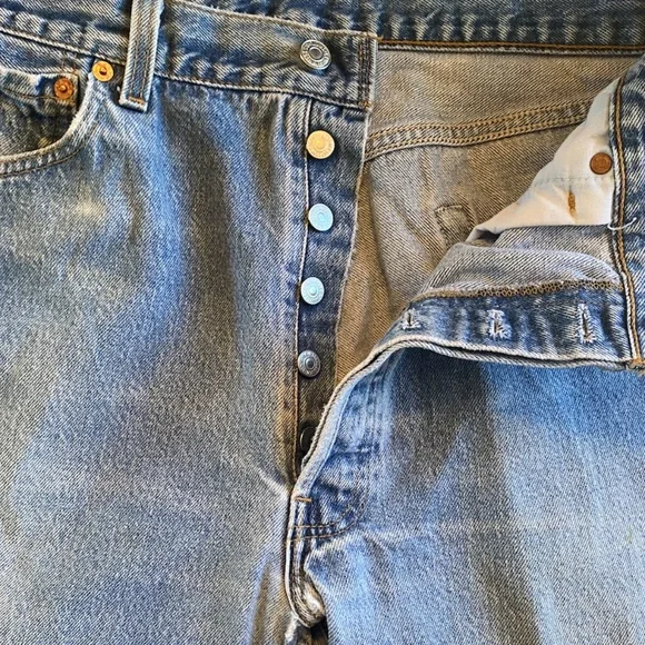 VINTAGE USA LEVIS 501🔥 34/32 - Picture 8 of 9